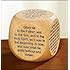 My Favorite Prayers Wooden Wood Prayer Cube for New Catholic Adults or Children