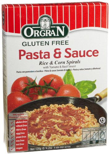 OrgraN Wheat-Gluten Free Pasta And Sauce, Tomato-Basil, 4.2 Ounce Boxes (Pack of 8)