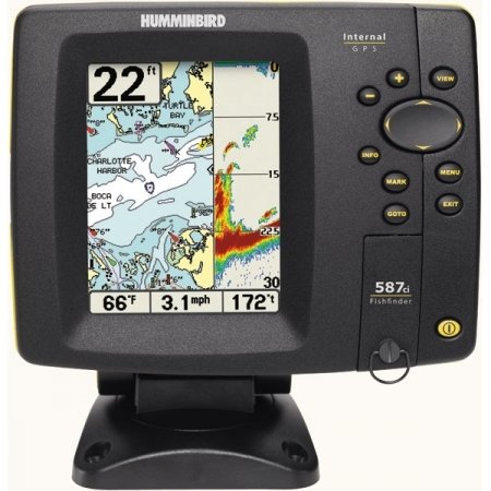 Humminbird 587ci Color Fishfinder Combo with Internal GPS