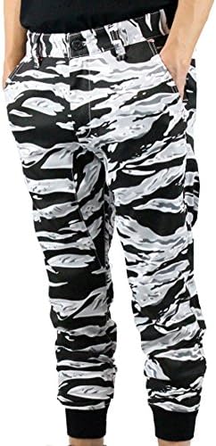Gravity Threads Classic Trendy Joggers, Camo Black 32
