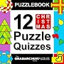 Puzzlebook: 12 Christmas Puzzle Quizzes (color and interactive!)