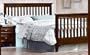 Dark Brown, Double Slat Headboard Footboard
