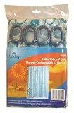 Shower Curtain with 12 Hooks PEVA Material, Stylish Design 180 cm x 180 cm