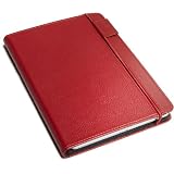 Amazon Kindle Burgundy Red Leather Cover w/ Strap (Fits 6" Display, Latest Generation Kindle)