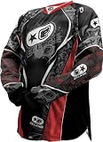 Eclipse Distortion 2008 Men's Paintball Jersey - Grey / Red