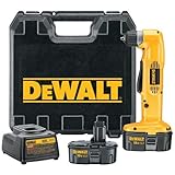 DEWALT DW960K-2 Heavy-Duty 3/8 inch 18-Volt Ni-Cad Cordless Right Angle Drill