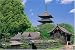 1000ピース 東寺-京都 10-564: 日本一高い五重塔が京都のシンボルとなっている東寺は、正式には教王護国寺といい、東寺真言宗の総本山。日本の寺の風景パズルシリーズ。