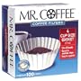 Mr. Coffee Basket Coffee Filters, 4 Cup,  White Paper, 100-Count Boxes (Pack of 12)