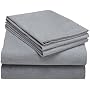 Pinzon 160-Gram Yarn-Dye Solid Heathered Flannel Queen Sheet Set, Blue