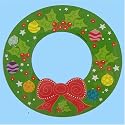 Christmas Wreath Car Magnets