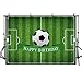 MEHOFOTO Football Theme Happy Birthday Photography Backdrop Party Decoration Soccer Field Banner Photo Studio Background 7x5ft
