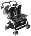 Peg Perego Aria Twin Double Stroller in Toffee