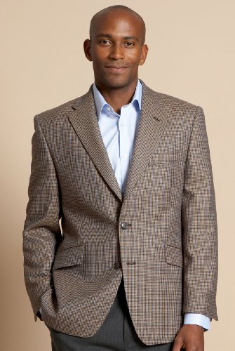 Luxury Worsted Wool Rich Check Jacket