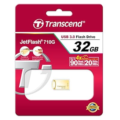 Transcend JetFlash 710 32 GB USB 3.0 Pen Drive (TS32GJF710S), Silver