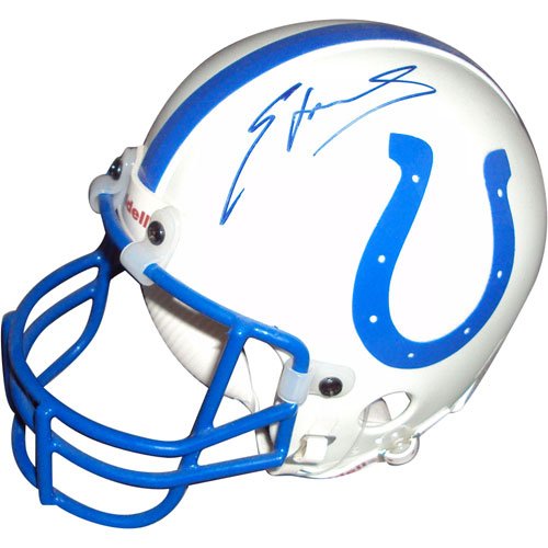 Edgerrin James Autographed Indianapolis Colts (Authentic) Mini Helmet