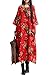 Mordenmiss Women's Printing Dress Travel Line Clothing