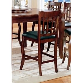 Black Vinyl Counter Stools One Pair 
