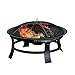 Brant Wood Burning Circular Fire Pit in Rubbed Bronze