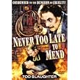 Never Too Late to Mend [1937] (REGION 1) (NTSC)