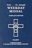St. Joseph Weekday Missal, Complete Edition, Vol. 2: Pentecost to Advent