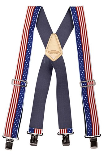 McGuire Nicholas 116 Suspender in Red White And Blue USA Flag Pattern