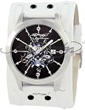 Ed Hardy Gladiator Love Kills White Cuff Men's Watch #GL-LTD