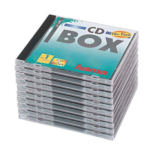 Hama CD Jewel Case Single capacity 10Pack