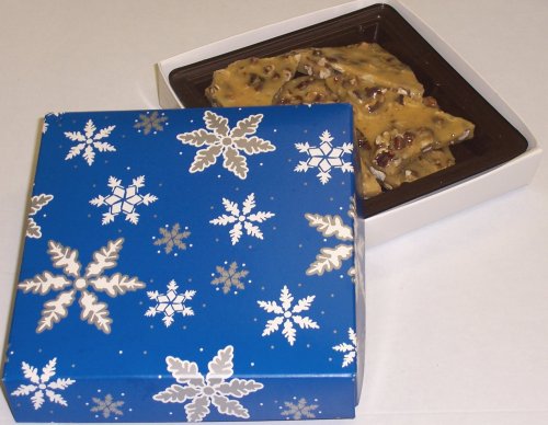Scott's Cakes 1 2 lb. Pecan Brittle in a Snowflake Box by Scott's Cakes