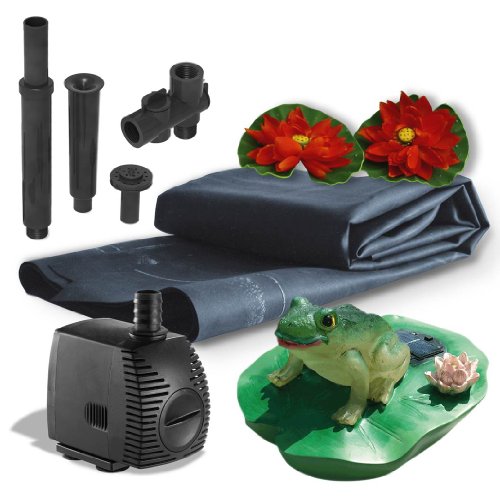 Algreen Pond Kit with Solar Lighting 300 Gallon