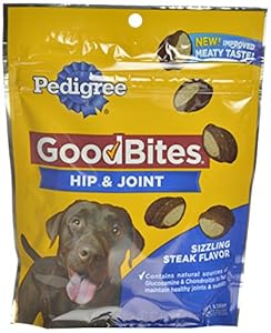 Pedigree Good Bites Hip and Joint Snack Food for Dogs, 6.7 Ounce (Pack of 10) Pedigree Good Bites Hip and Joint Snack Food for Dogs, 6.7 Ounce (Pack of 10)