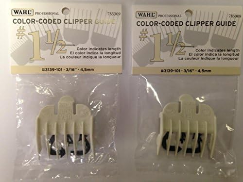 WAHL Color-Coded Attachment Comb, #1-1/2 (2 Pack)