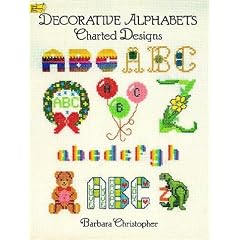 Decorative Alphabets Charted Designs (Dover Needlework)