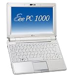 ASUS Eee PC 1000 W003 Netbook, Linux Preloaded, 1GB RAM, 40GB SSD (White)