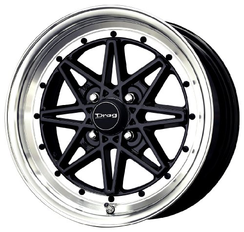 Drag DR-20 Gloss Black Machined Lip - 15 x 7 