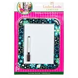WeGlow International Locker Dry Erase Board, Aqua Flowers by Virginia Toy [並行輸入品]