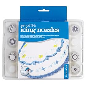 Kitchen Craft Icing Nozzle Set, Set of 24