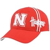 Top of the World Nebraska Cornhuskers Red B-Side 1-Fit Hat