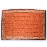 Handmade Home Decorating Silk Embroidered Table Mat With Foam And Zari Work (Free Shipping, No Minimum Purchase)