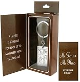 MY FATHER MY HERO Keyring Boxed w/ Verse