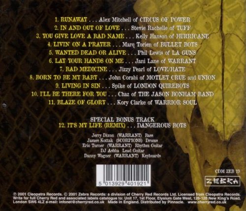 Cover image : Livin' on a Prayer: a Tribute to Bon Jovi