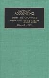 Advances in Accounting: Vol 2 (Advances in Accounting) (Advances in Accounting)