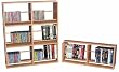 CD / DVD / VHS Stackable Media Storage Racks