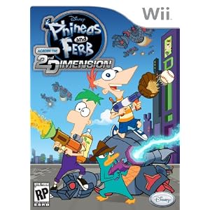 Phineas and Ferb: Across the 2nd Dimension Video Game for Nintendo Wii