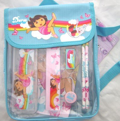 Childrens Toyshop  Toys : Dora the Explorer Filled Stationey backpack style Bag
