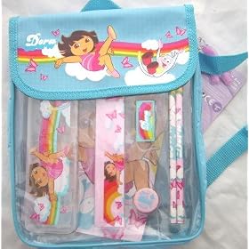 Dora the Explorer Fun Stationery Filled Backpack Style Bag