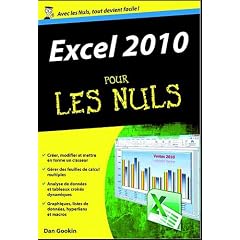 Excel 2010 pour les nuls