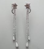 18k White Gold Diamond Palmiero Jewellery Design Earrings