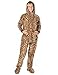 Footed Pajamas - Tiger Stripes Kids Hoodie Fleece