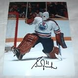 Grant Fuhr Autographed Edmonton Oilers 8x10 Photo W/PROOF, Picture of Grant Signing For Us, 5x Stanley Cup Champion, St. Louis Blues, Calgary Flames, Buffalo Sabres, Los Angeles Kings, Toronto Maple Leafs