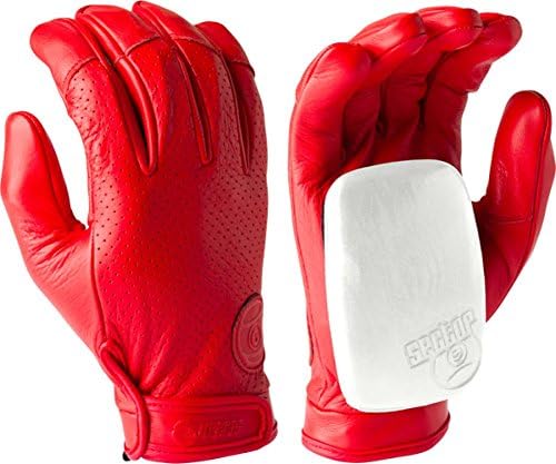 Sector 9 Driver Ii Slide Gloves Small Medium Red Skate Pads